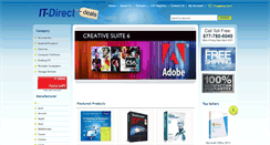 Desktop Screenshot of itdirectdeals.com